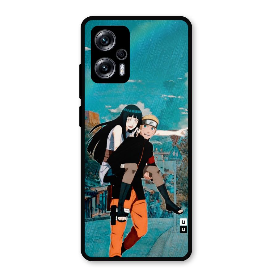 Hinata Hop Rain Metal Back Case for Redmi K50i