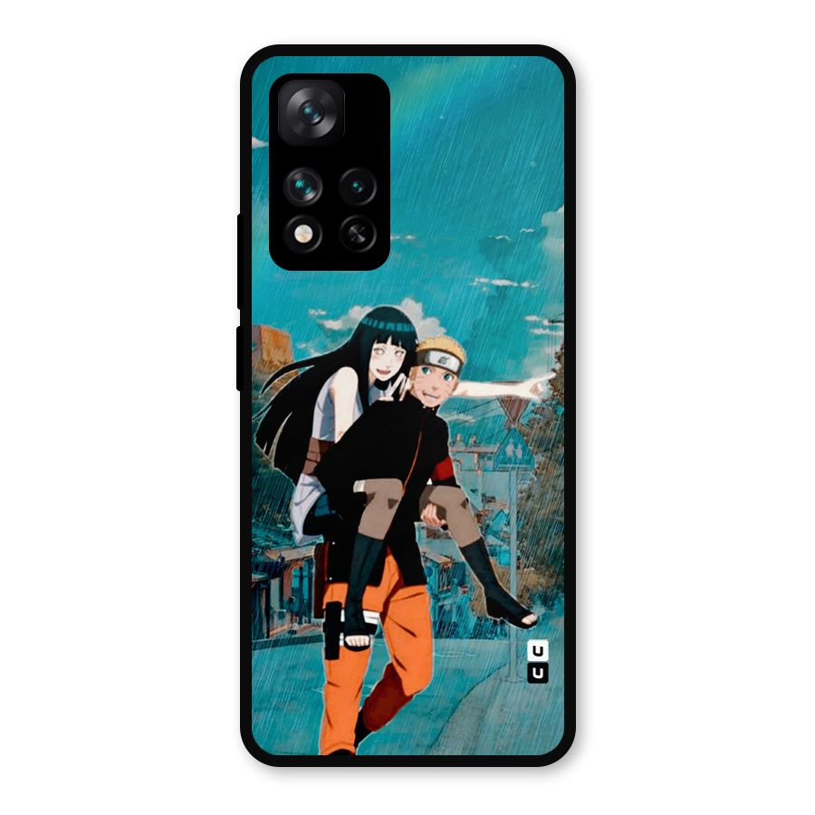 Hinata Hop Rain Metal Back Case for Xiaomi 11i Hypercharge 5G