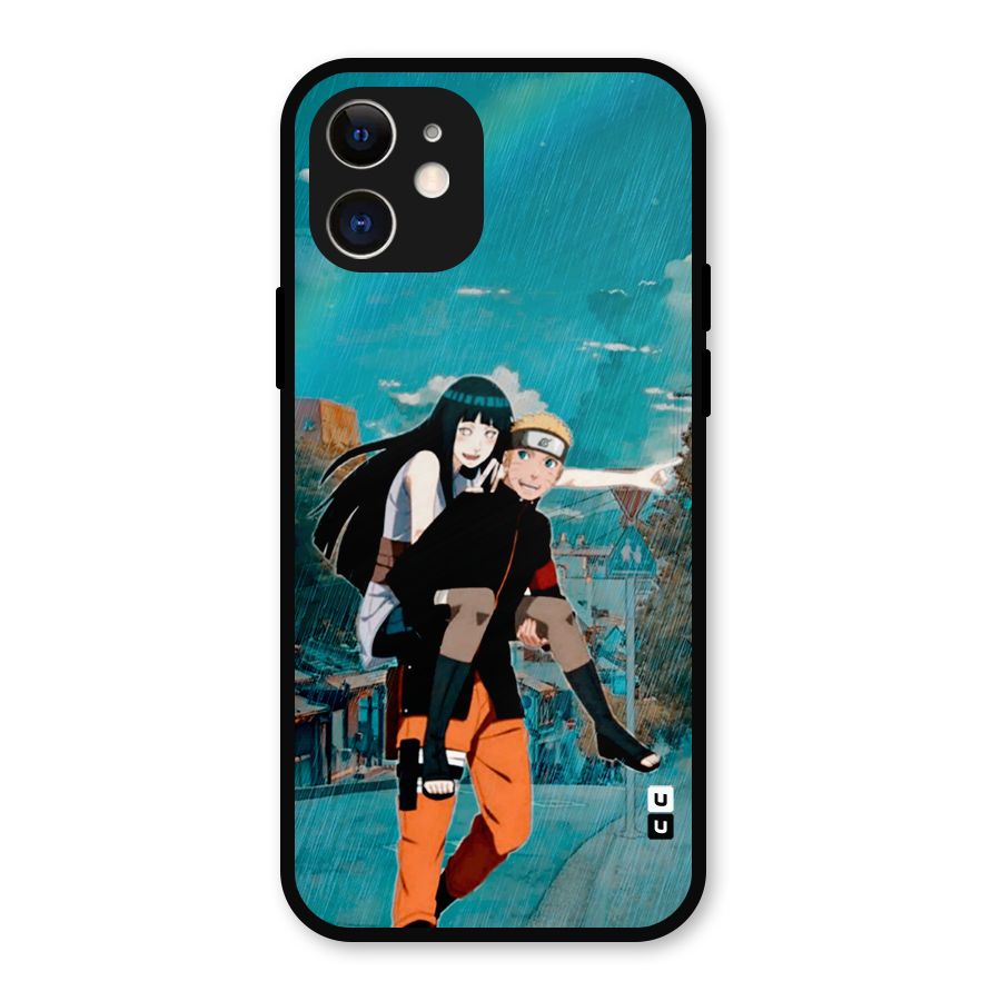 Hinata Hop Rain Metal Back Case for iPhone 12
