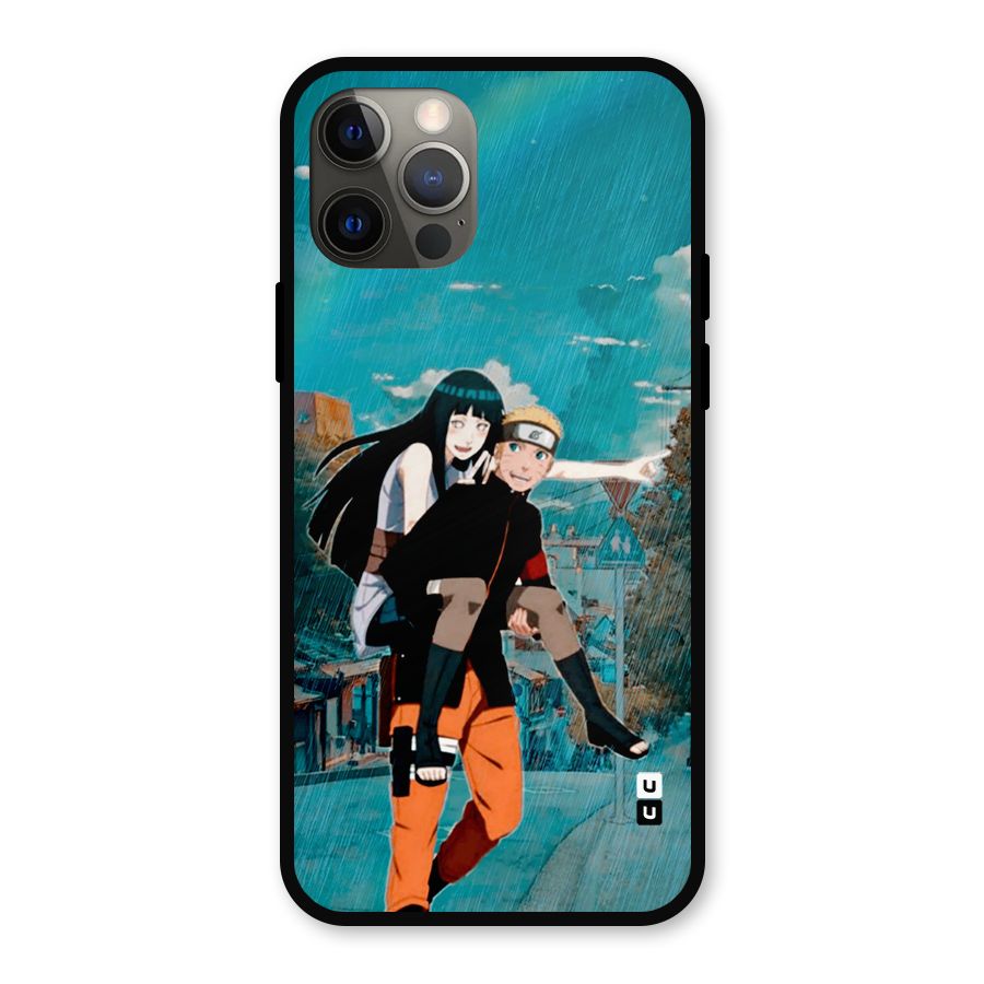 Hinata Hop Rain Metal Back Case for iPhone 12 Pro