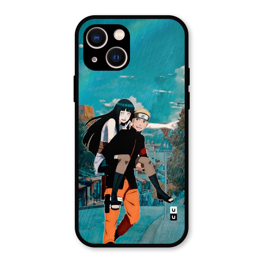 Hinata Hop Rain Metal Back Case for iPhone 13