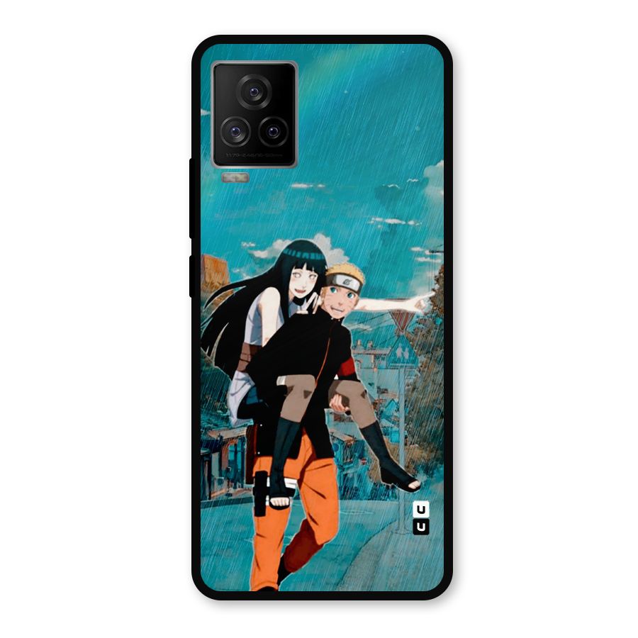 Hinata Hop Rain Metal Back Case for iQOO 7 Legend 5G