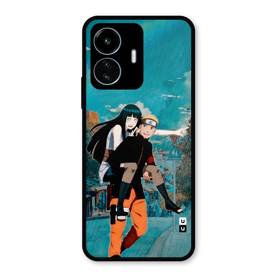 Hinata Hop Rain Metal Back Case for vivo iQOO Z6 Lite 5G