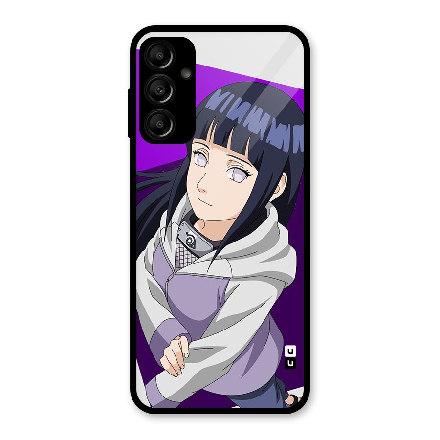 Hinata Looksup Glass Back Case for Galaxy A14 5G
