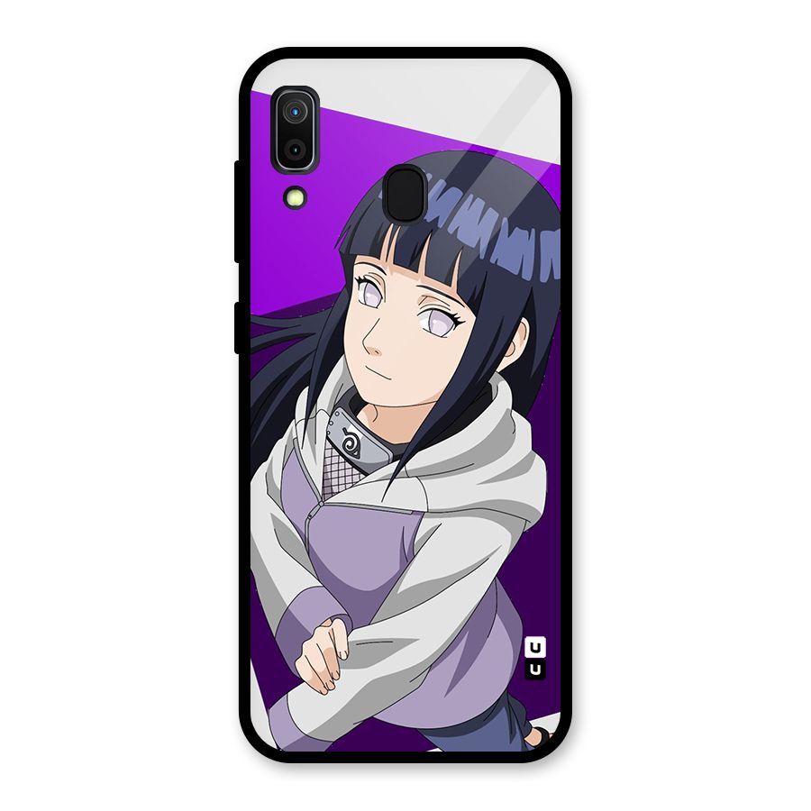 Hinata Looksup Glass Back Case for Galaxy A30