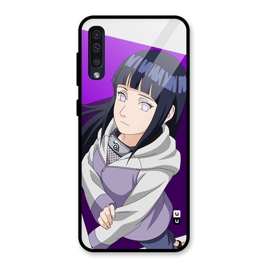Hinata Looksup Glass Back Case for Galaxy A30s