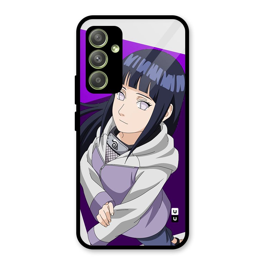 Hinata Looksup Glass Back Case for Galaxy A54