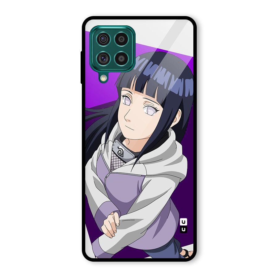 Hinata Looksup Glass Back Case for Galaxy F62