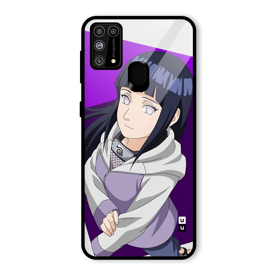 Hinata Looksup Glass Back Case for Galaxy M31