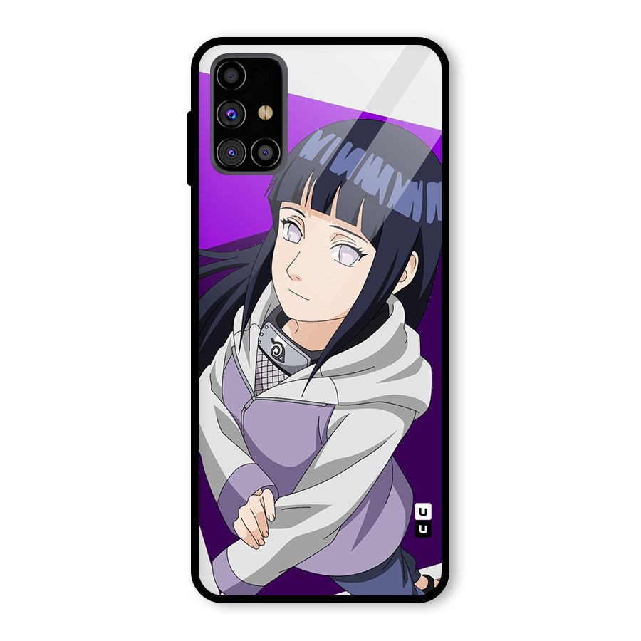 Hinata Looksup Glass Back Case for Galaxy M31s