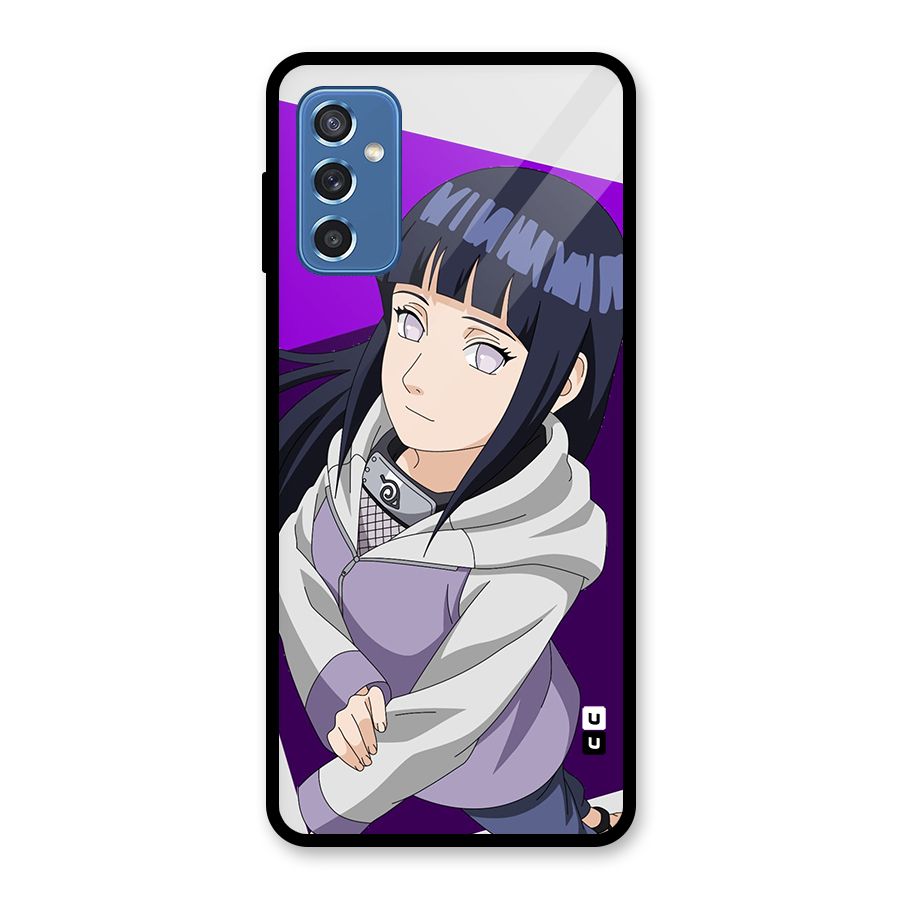 Hinata Looksup Glass Back Case for Galaxy M52 5G