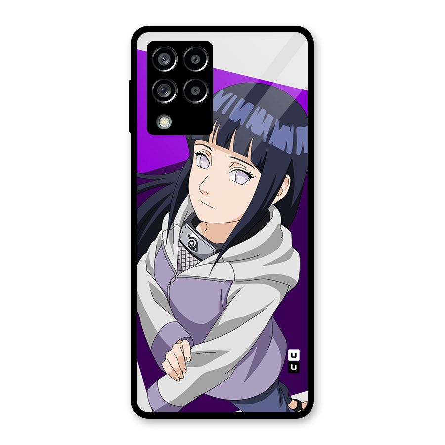 Hinata Looksup Glass Back Case for Galaxy M53 5G