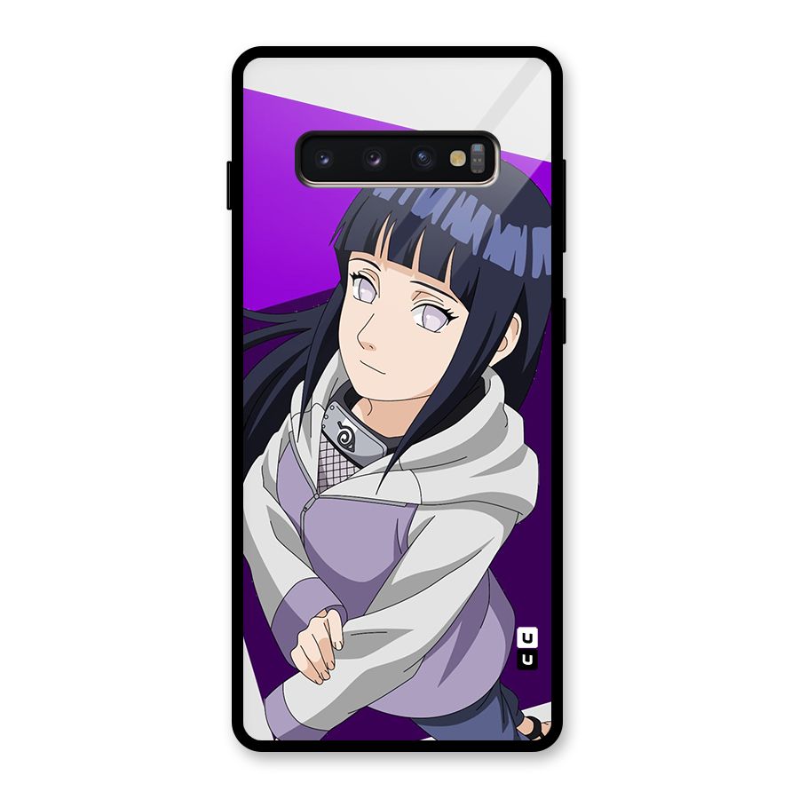 Hinata Looksup Glass Back Case for Galaxy S10 Plus