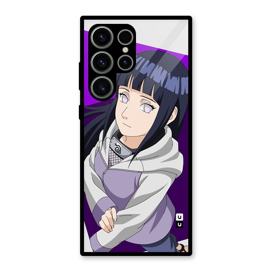 Hinata Looksup Glass Back Case for Galaxy S23 Ultra