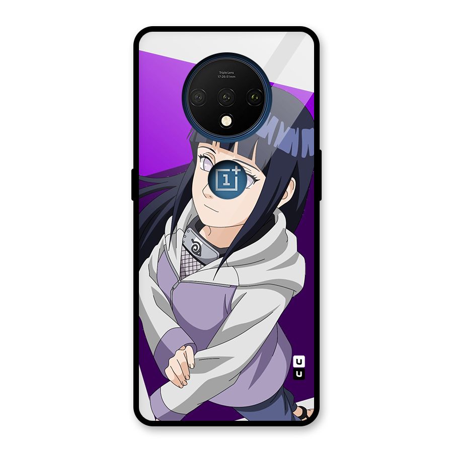 Hinata Looksup Glass Back Case for OnePlus 7T