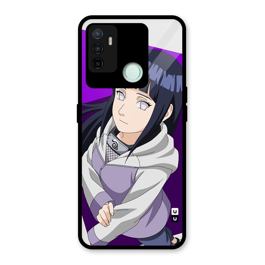Hinata Looksup Glass Back Case for Oppo A53