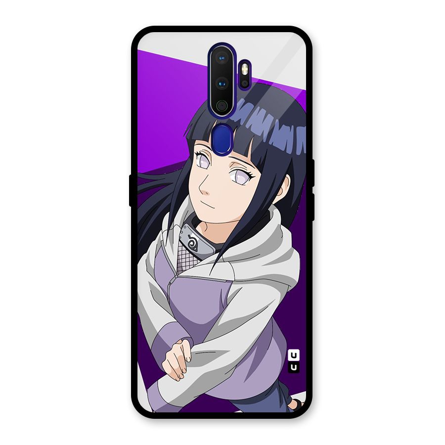 Hinata Looksup Glass Back Case for Oppo A9 (2020)