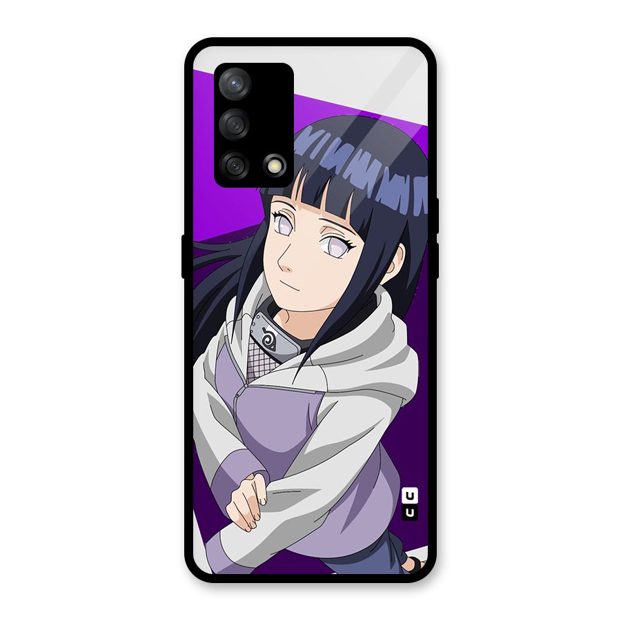 Hinata Looksup Glass Back Case for Oppo F19