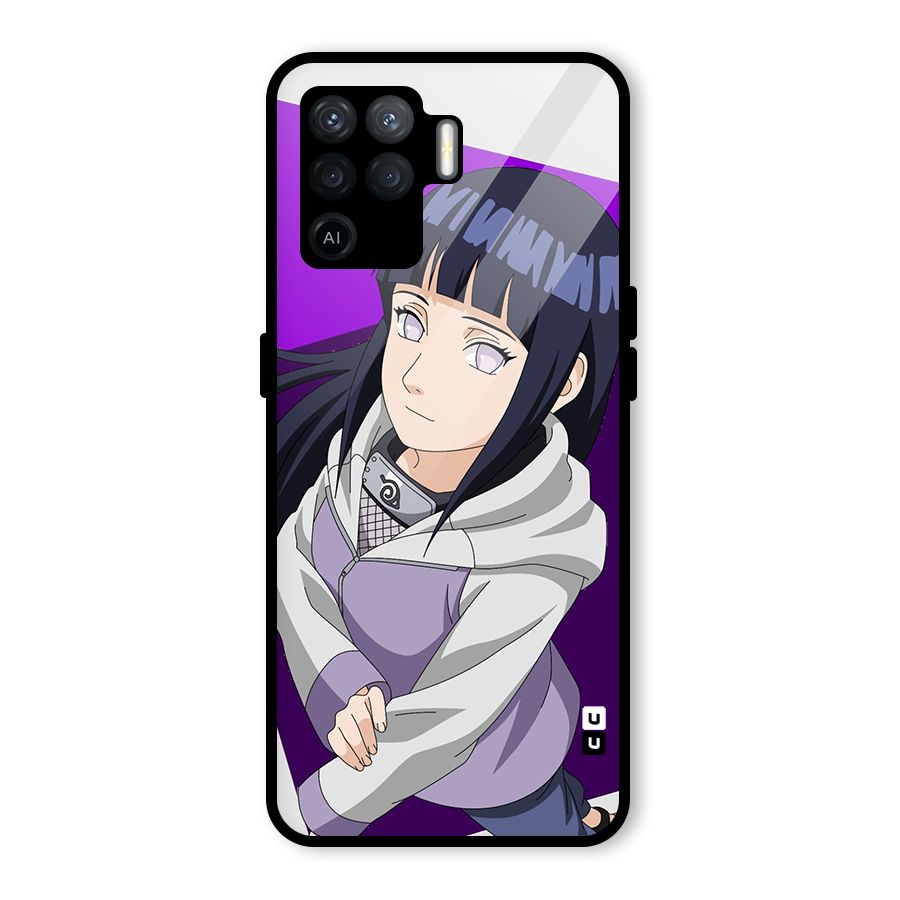 Hinata Looksup Glass Back Case for Oppo F19 Pro