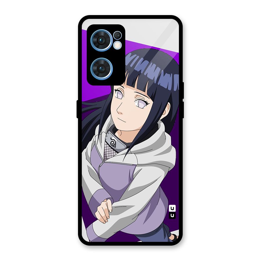 Hinata Looksup Glass Back Case for Oppo Reno7 5G