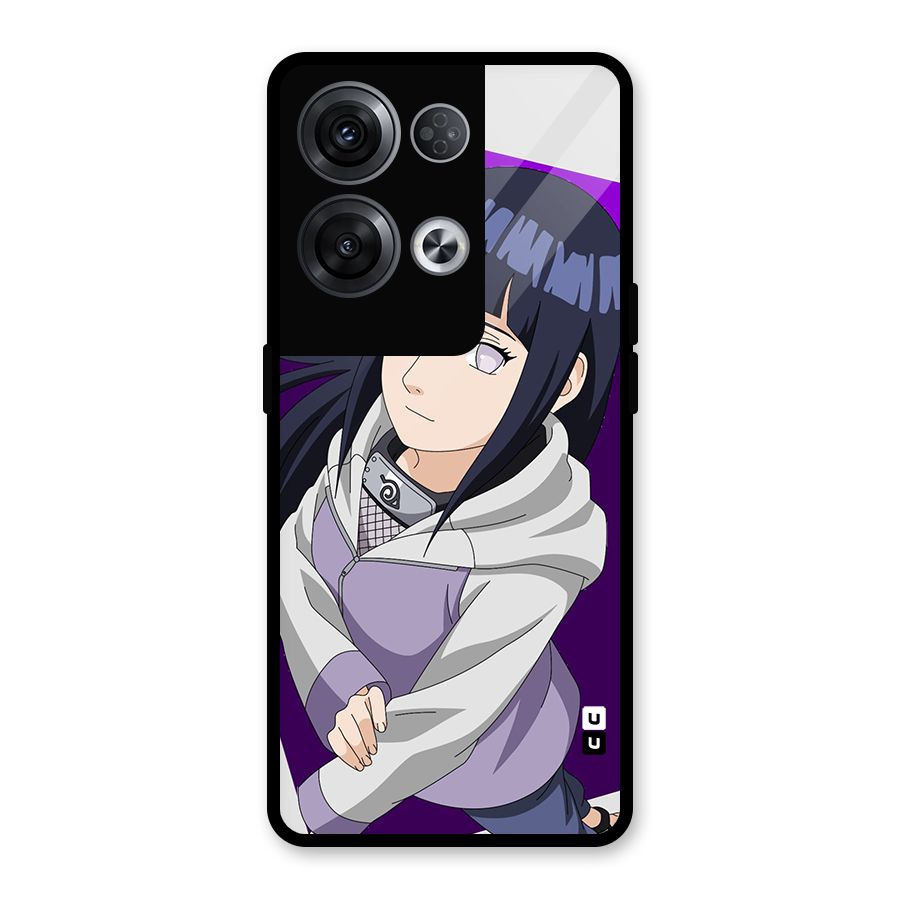 Hinata Looksup Glass Back Case for Oppo Reno8 Pro 5G