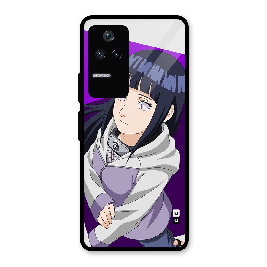 Hinata Looksup Glass Back Case for Poco F4 5G