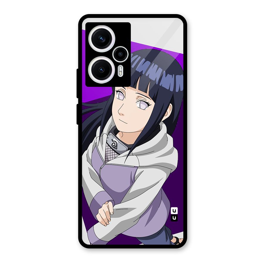 Hinata Looksup Glass Back Case for Poco F5