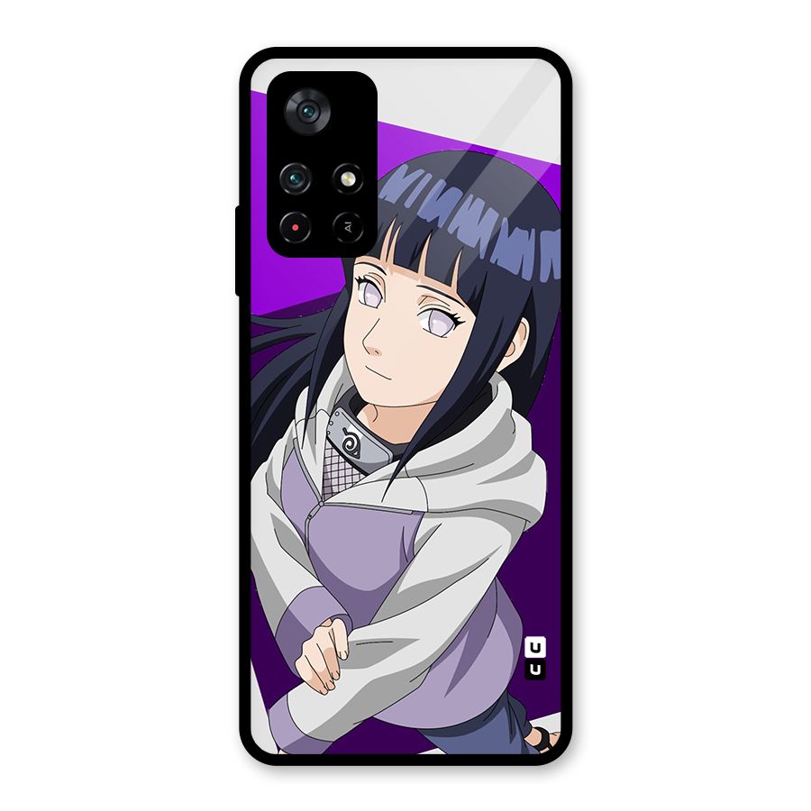Hinata Looksup Glass Back Case for Poco M4 Pro 5G