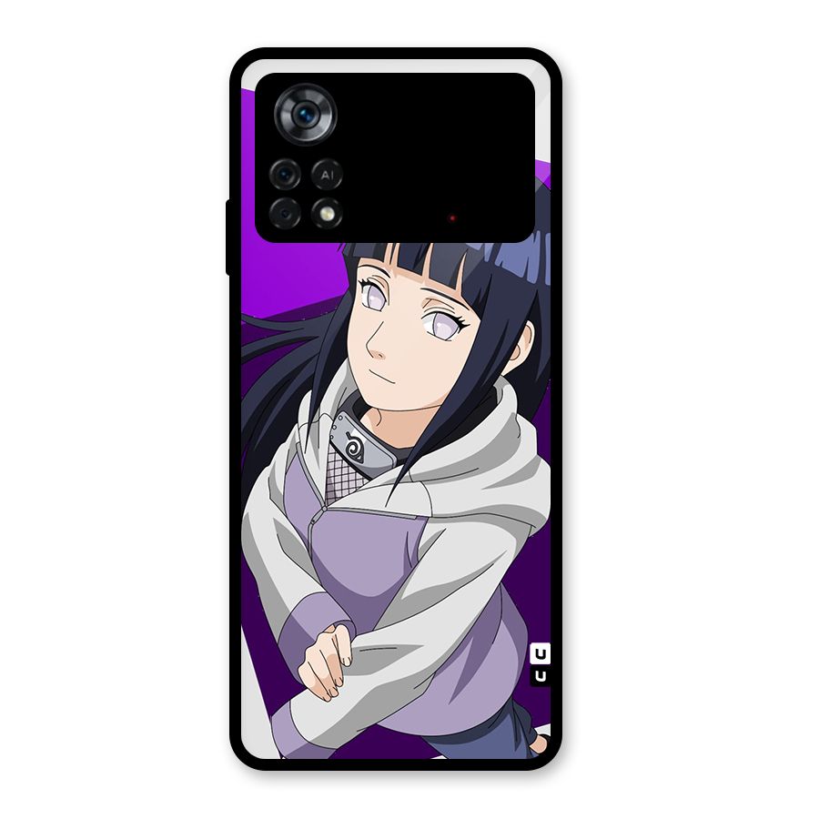 Hinata Looksup Glass Back Case for Poco X4 Pro 5G