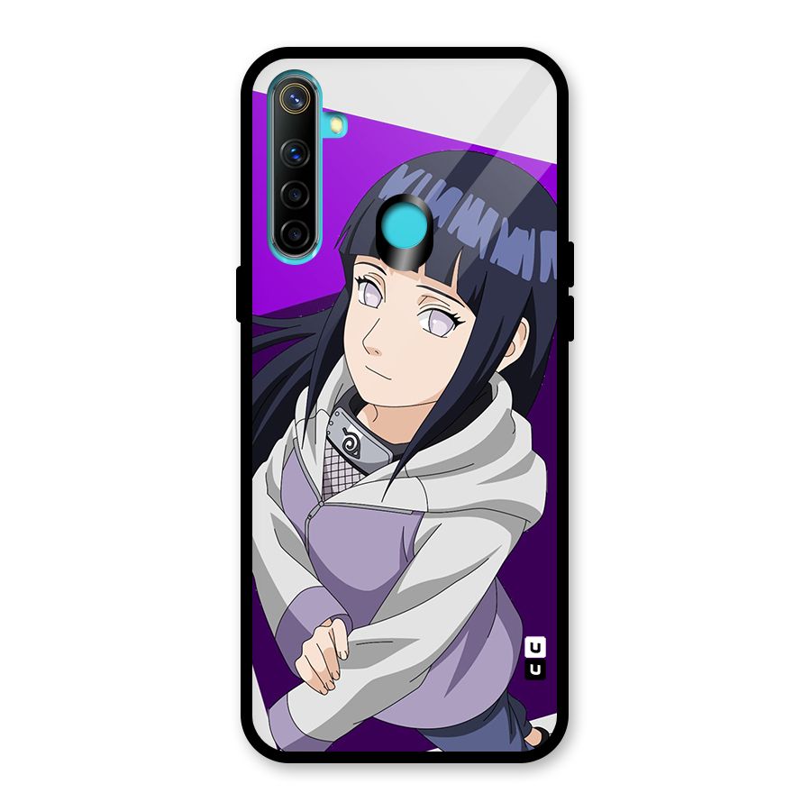 Hinata Looksup Glass Back Case for Realme 5s