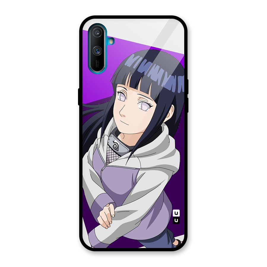 Hinata Looksup Glass Back Case for Realme C3