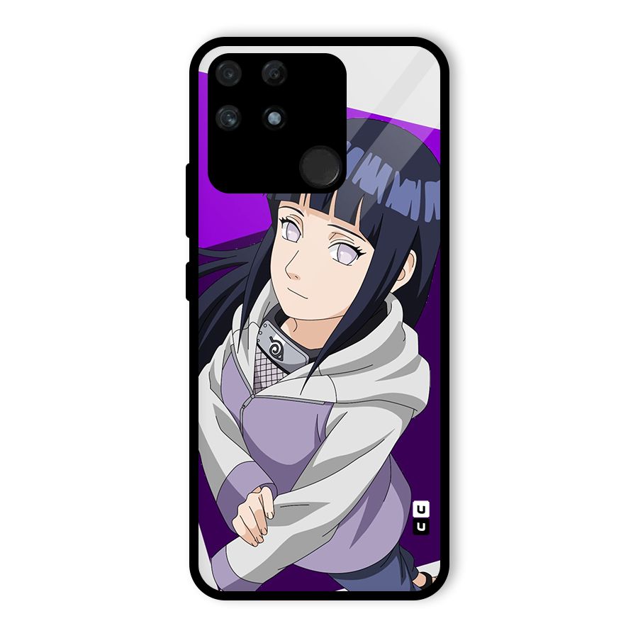 Hinata Looksup Glass Back Case for Realme Narzo 50A