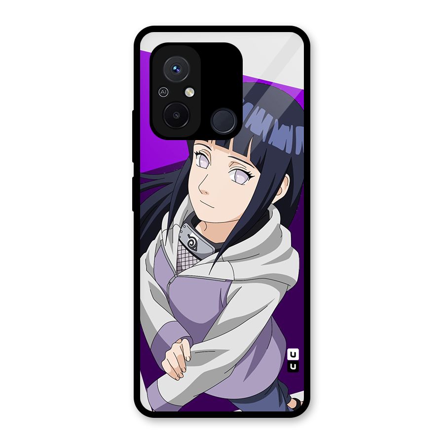 Hinata Looksup Glass Back Case for Redmi 12C