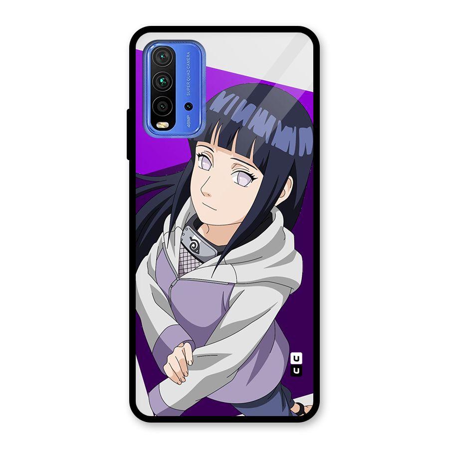 Hinata Looksup Glass Back Case for Redmi 9 Power