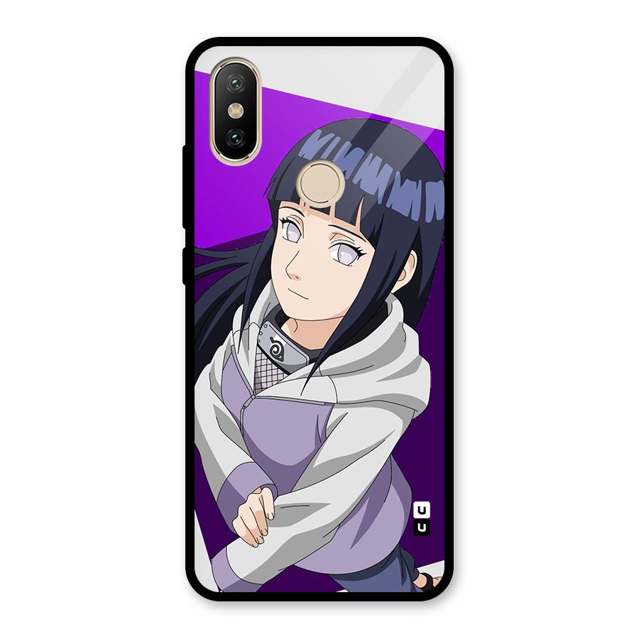 Hinata Looksup Glass Back Case for Redmi A2