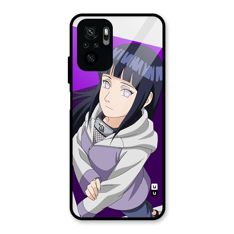 Hinata Looksup Glass Back Case for Redmi Note 10S