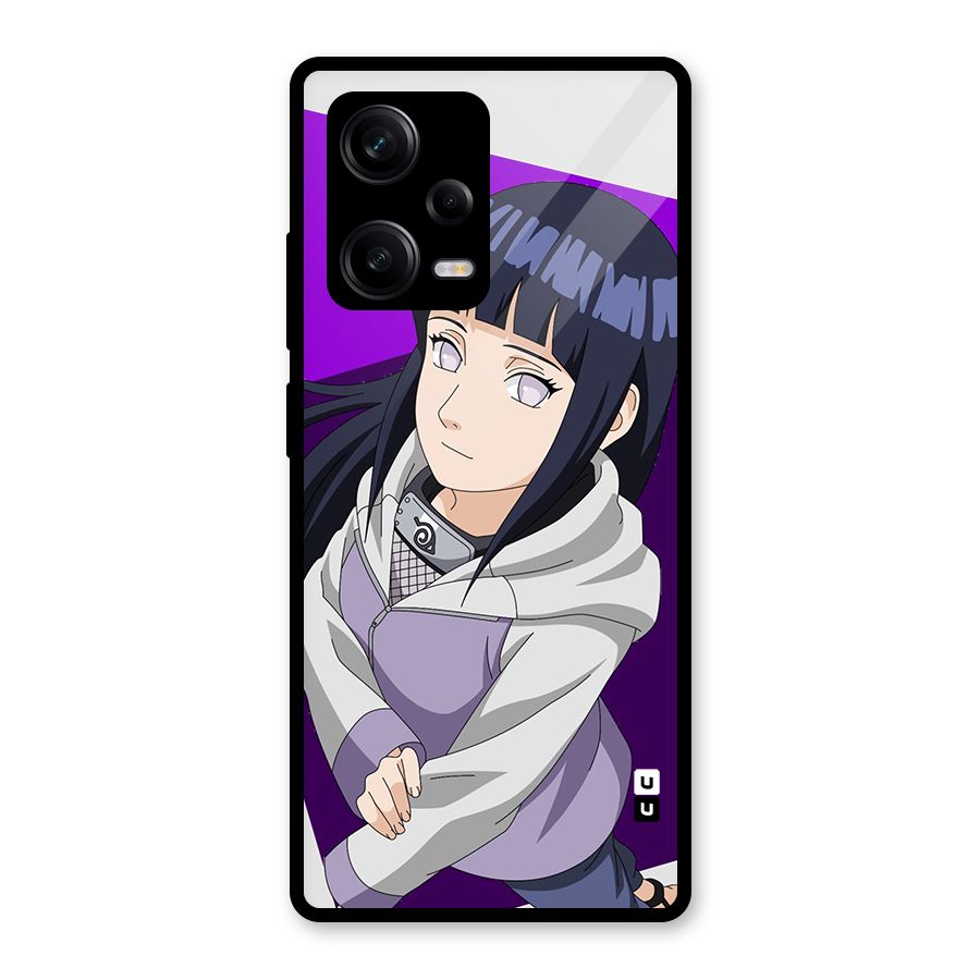 Hinata Looksup Glass Back Case for Redmi Note 12 Pro