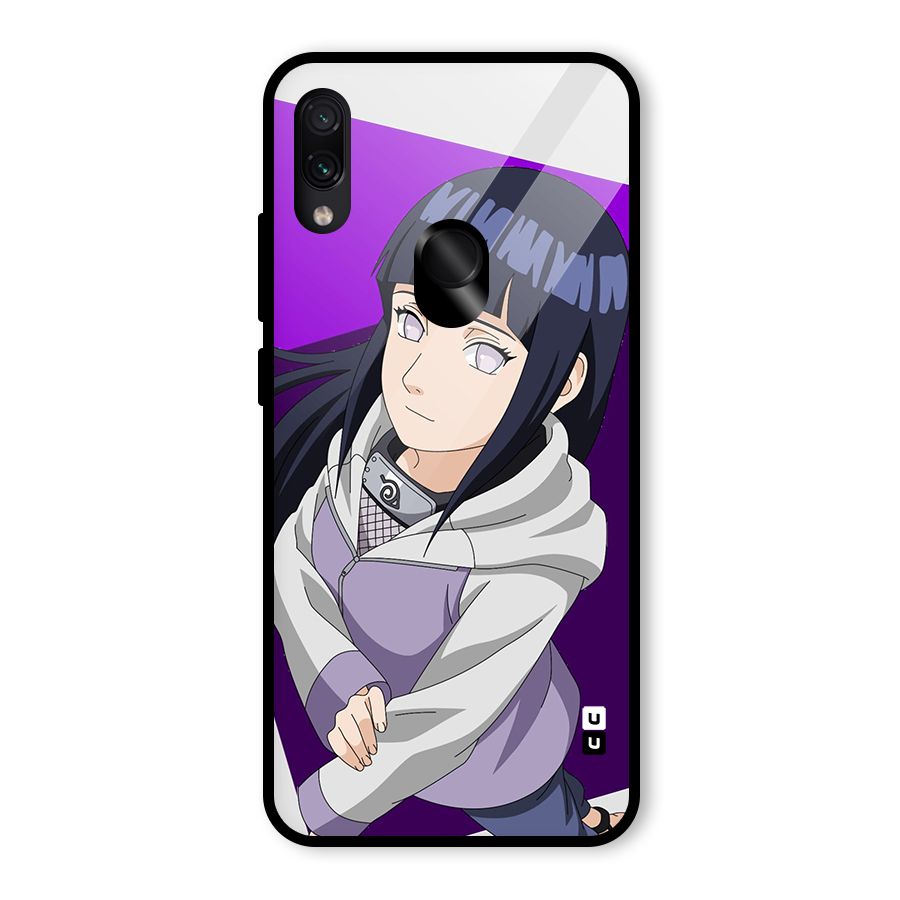 Hinata Looksup Glass Back Case for Redmi Note 7 Pro