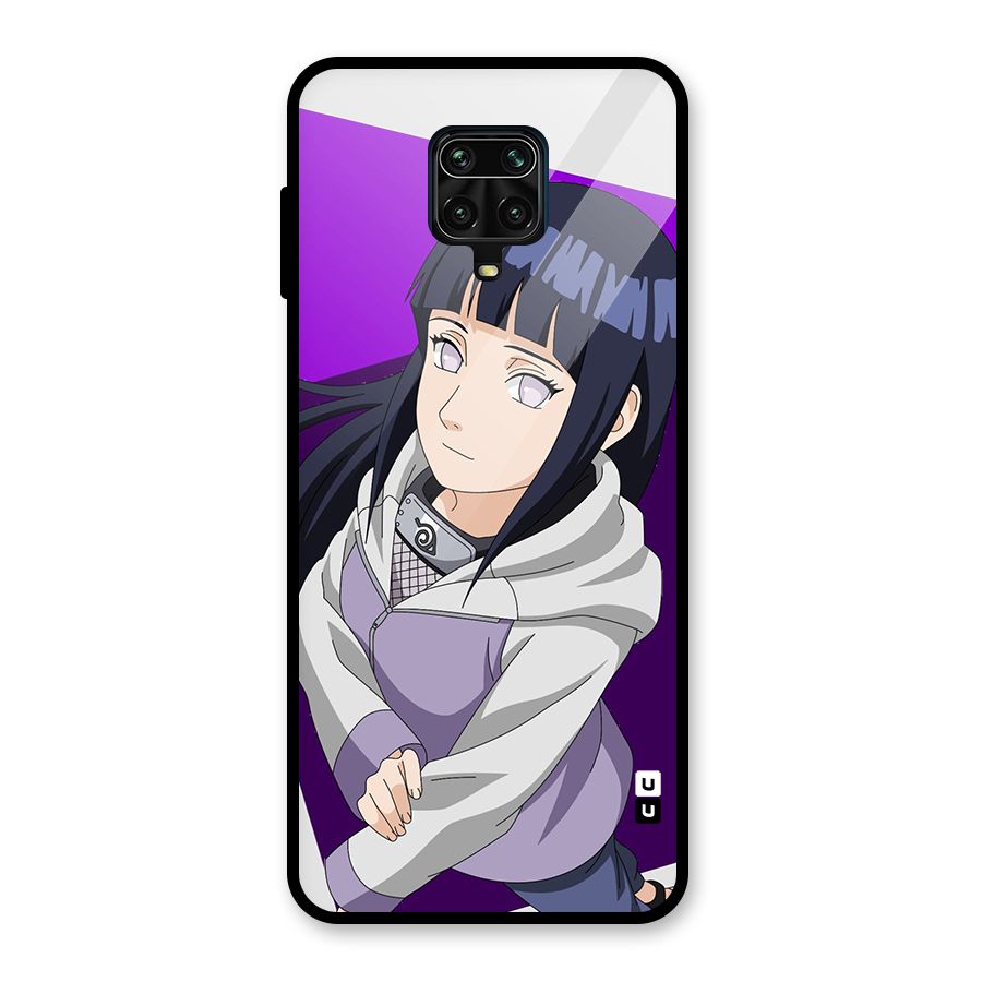 Hinata Looksup Glass Back Case for Redmi Note 9 Pro