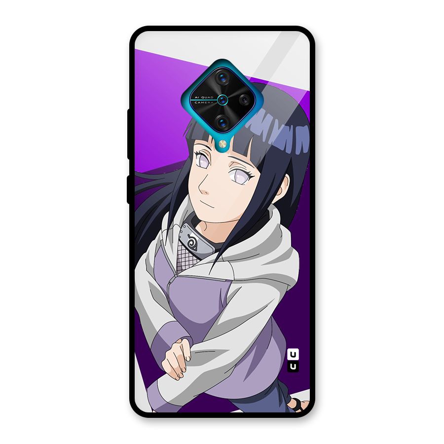 Hinata Looksup Glass Back Case for Vivo S1 Pro