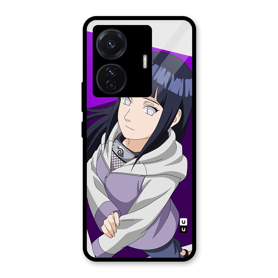 Hinata Looksup Glass Back Case for Vivo T1 Pro