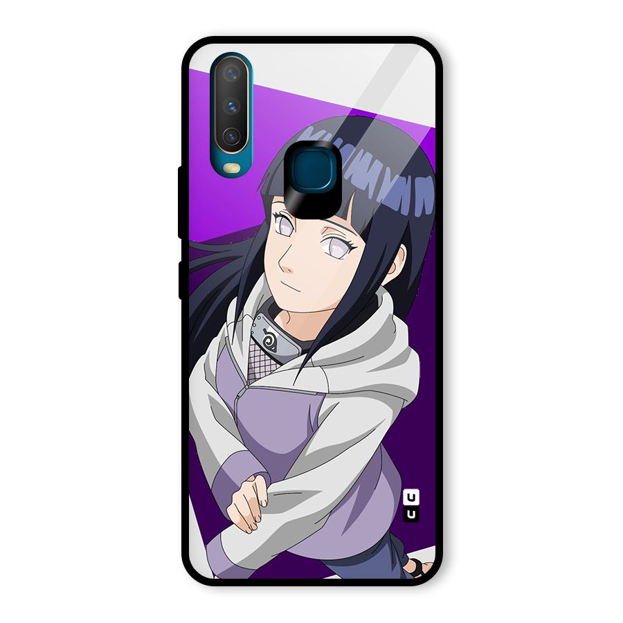 Hinata Looksup Glass Back Case for Vivo U10