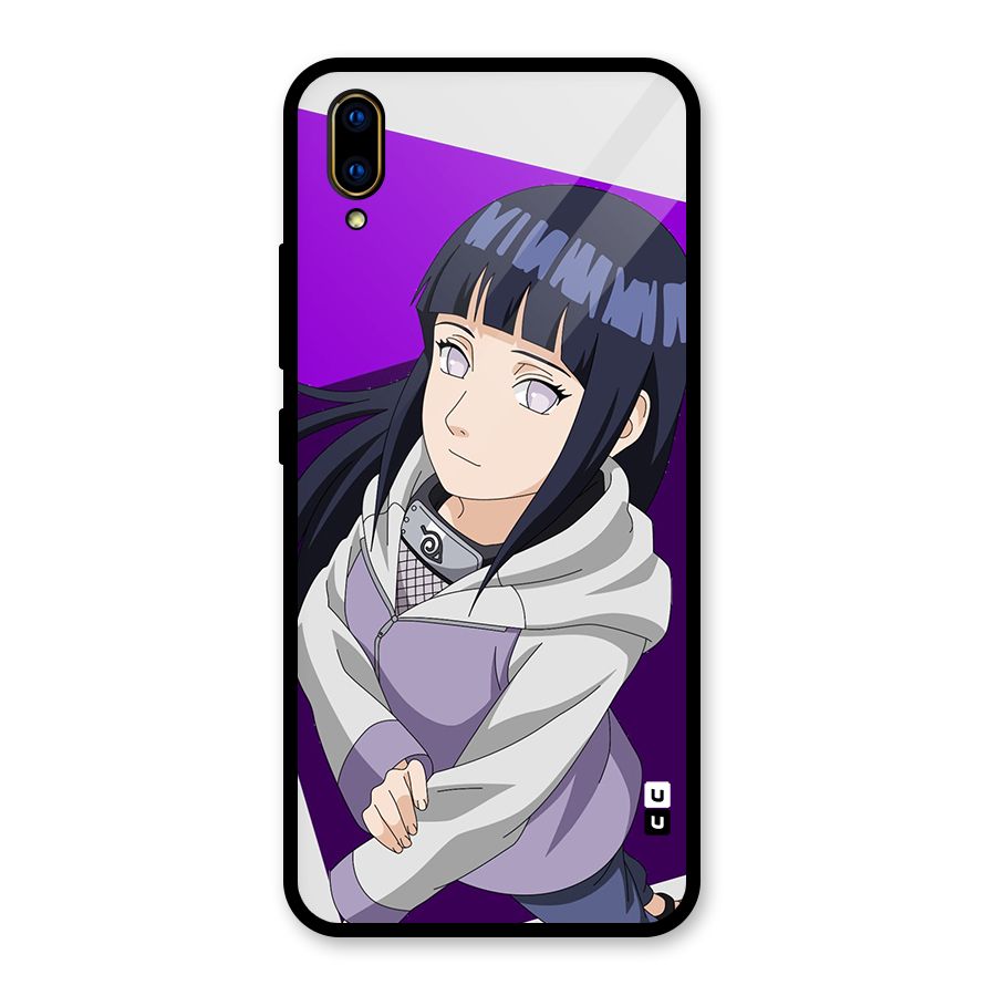 Hinata Looksup Glass Back Case for Vivo V11 Pro