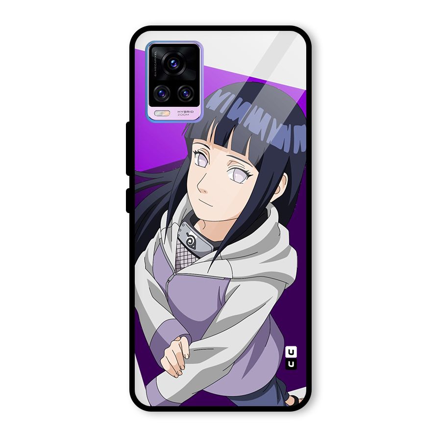 Hinata Looksup Glass Back Case for Vivo V20 Pro
