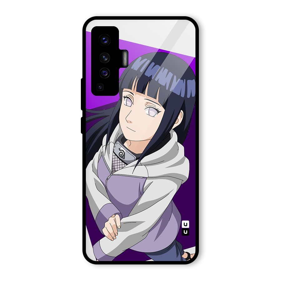Hinata Looksup Glass Back Case for Vivo X50