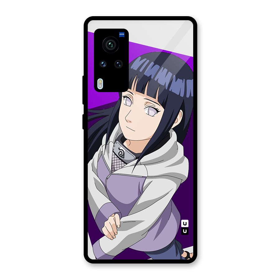Hinata Looksup Glass Back Case for Vivo X60 Pro