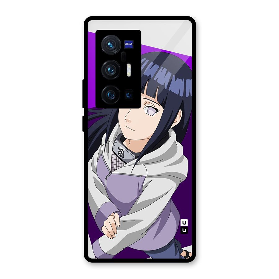 Hinata Looksup Glass Back Case for Vivo X70 Pro Plus