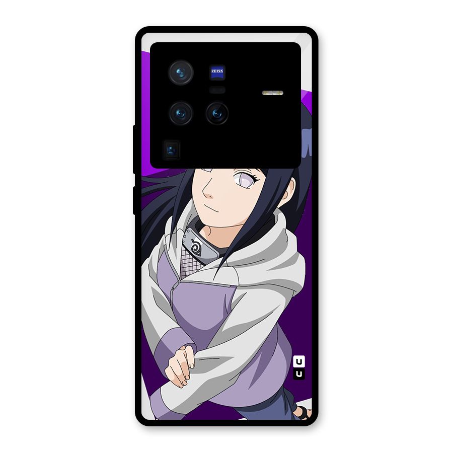 Hinata Looksup Glass Back Case for Vivo X80 Pro