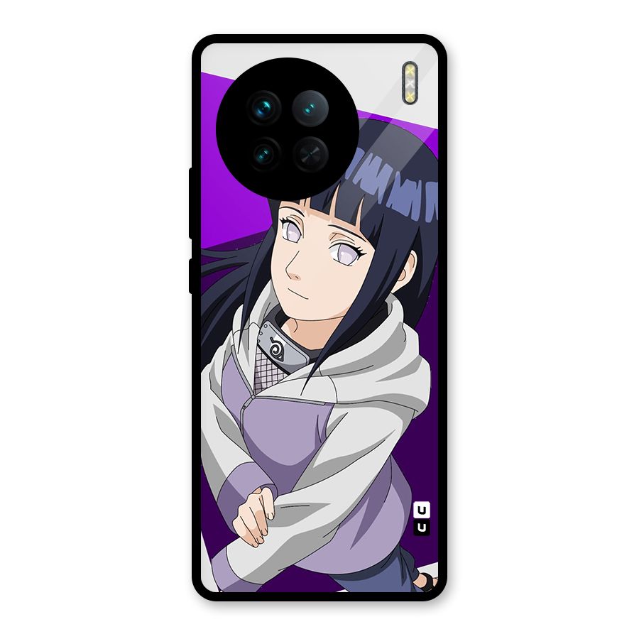 Hinata Looksup Glass Back Case for Vivo X90