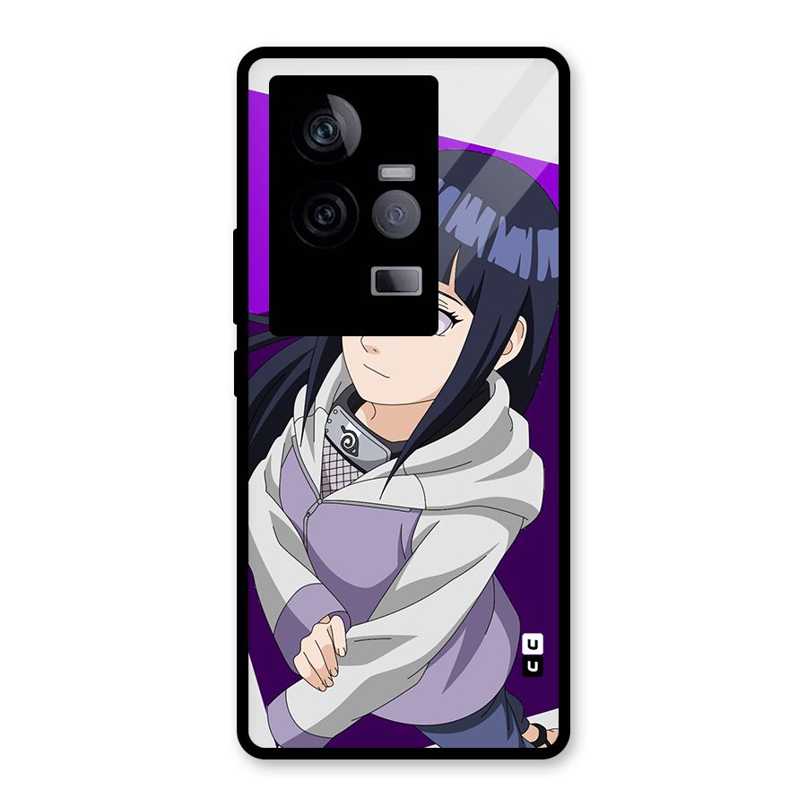 Hinata Looksup Glass Back Case for Vivo iQOO 11 5G